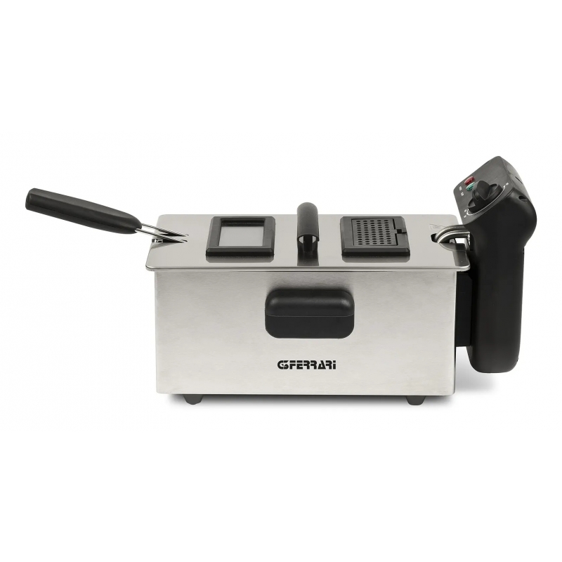 G3 Ferrari Pastella Single 3 L Stand-alone 2000 W Deep fryer Black, Stainless steel