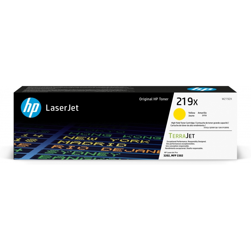 HP 219X Ylw LaserJet Toner Cartridge