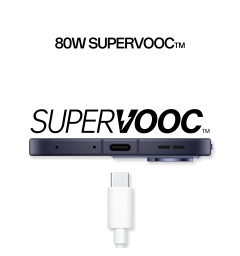 OPPO 13 5G 16.7 cm (6.59") Dual SIM Android 15 USB Type-C 12 GB 256 GB 5600 mAh Blue