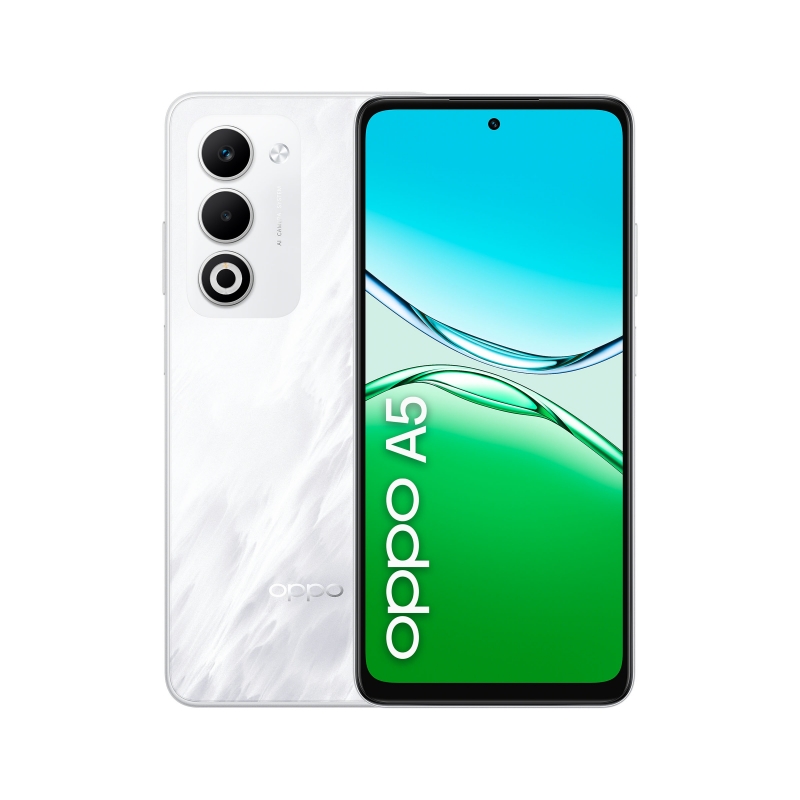 OPPO A5 16.9 cm (6.67") Dual SIM Android 15 4G USB Type-C 6 GB 128 GB 6000 mAh White