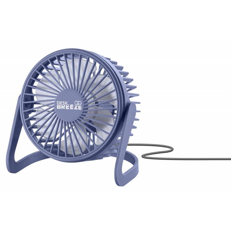 Tech Pop Desk Breeze Tragbarer Ventilator mit integriertem USB-Kabel