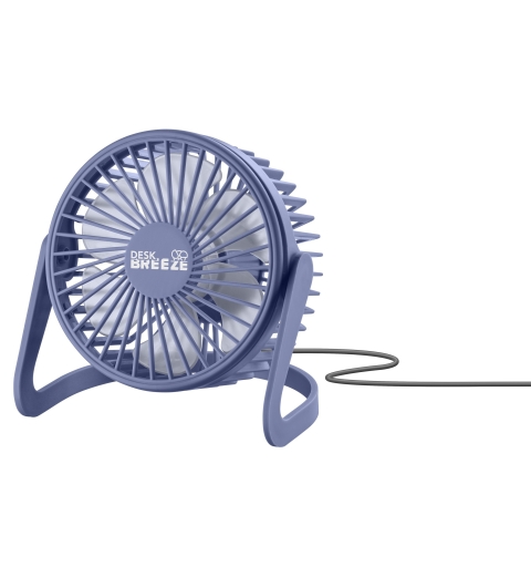 Tech Pop Desk Breeze Tragbarer Ventilator mit integriertem USB-Kabel