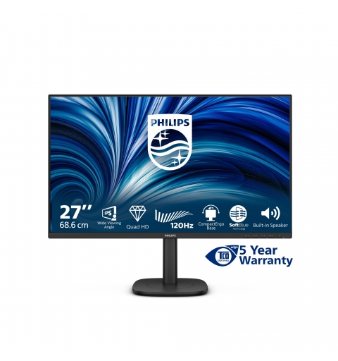 Philips 27B2N3500J 00 computer monitor 68.6 cm (27") 2560 x 1440 pixels 2K LCD Black