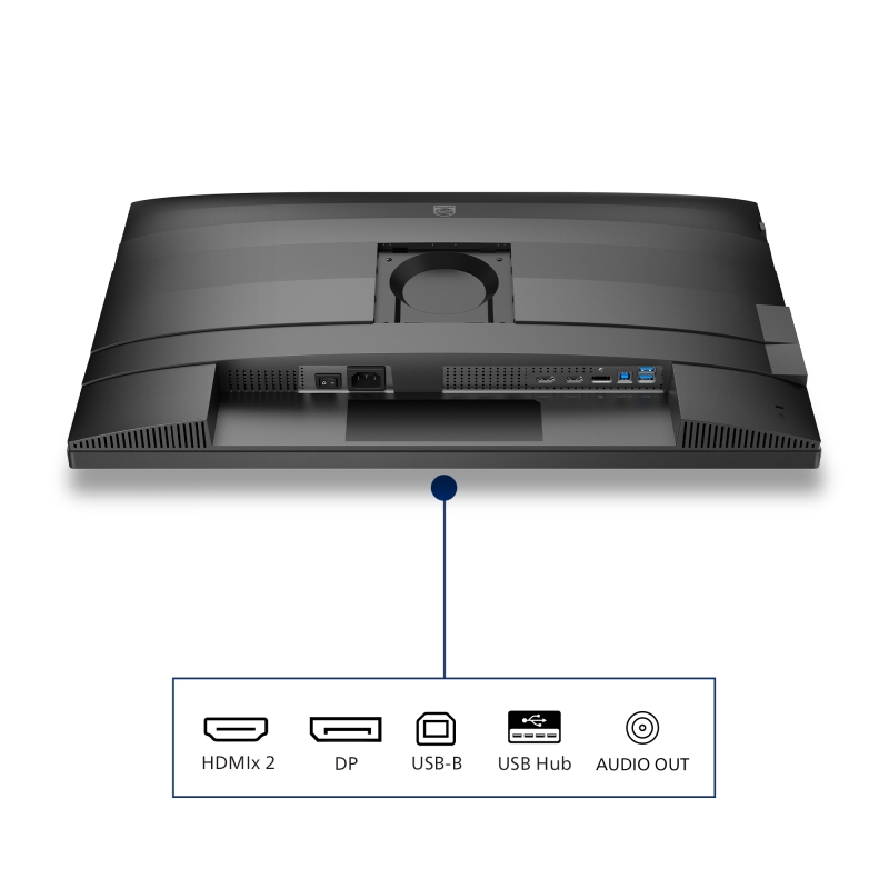 Philips 4000 series 27B2N4500 00 écran plat de PC 68,6 cm (27") 2560 x 1440 pixels Quad HD LCD Gris