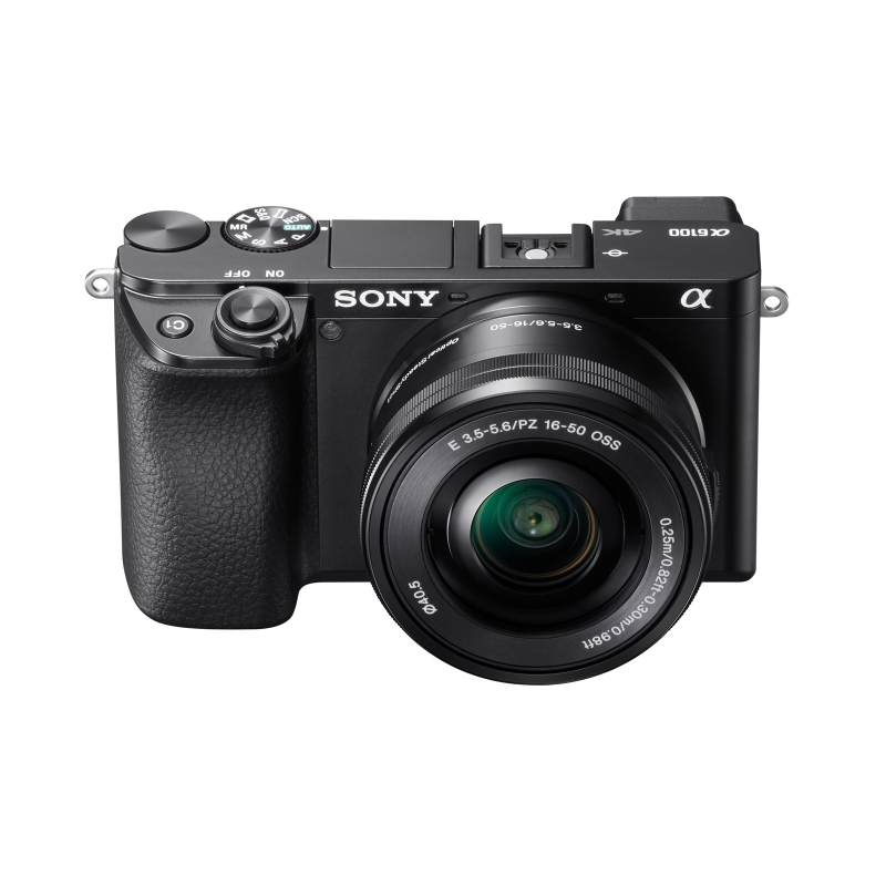 Sony α 6100 MILC 24,2 MP CMOS 6000 x 40000 Pixel Schwarz