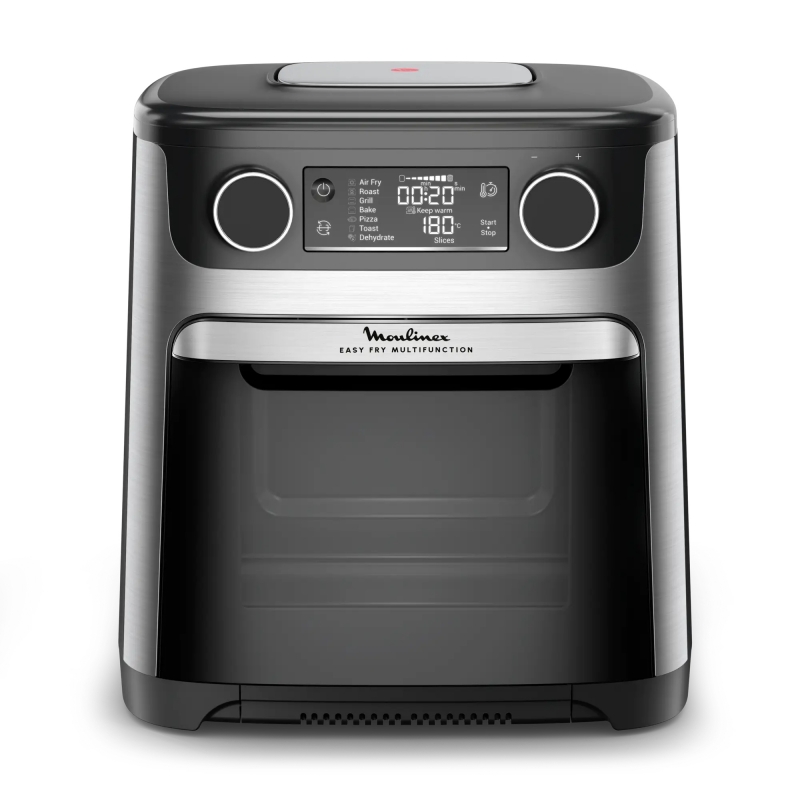 Moulinex Easy Fry Multifunction AL556DF0 freidora Sencillo 15 L Independiente Freidora de aire caliente Negro, Acero inoxidable