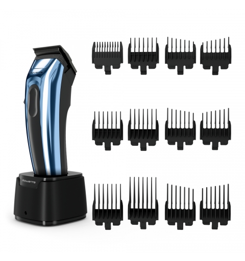 Rowenta TN1551E0 tondeuse à cheveux Noir, Bleu 6 Lithium-Ion (Li-Ion)