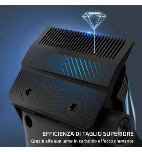 Rowenta TN1551E0 Haartrimmer -schneider Schwarz, Blau 6 Lithium-Ion (Li-Ion)