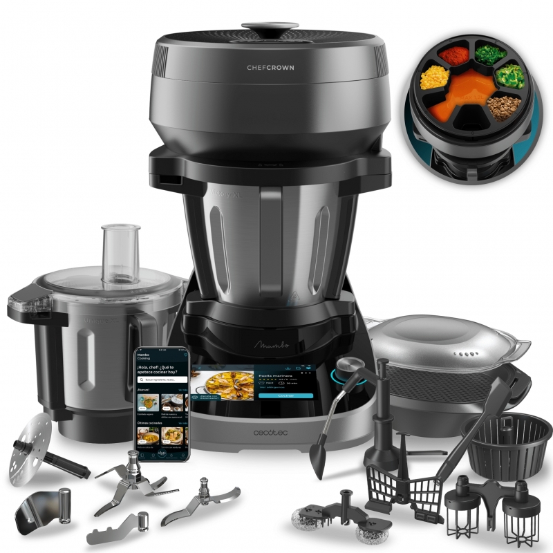 Cecotec Mambo CooKing Total Gourmet 2200 W 4,5 l Edelstahl