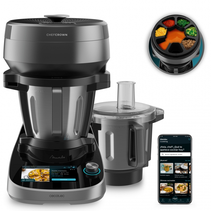 Cecotec Mambo CooKing Total Gourmet 2200 W 4,5 l Edelstahl