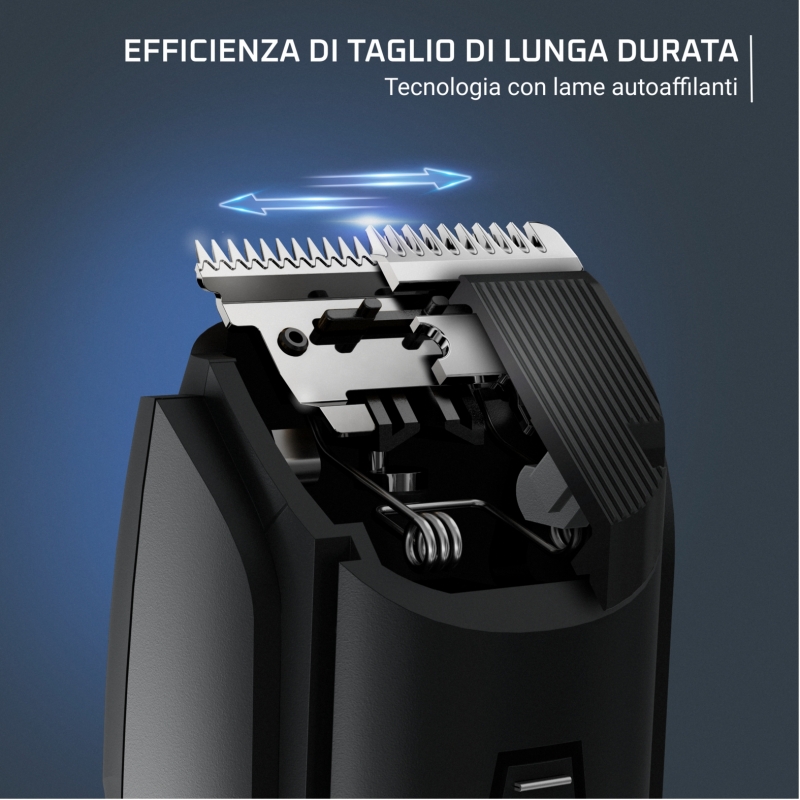 Rowenta TN2804 Haartrimmer -schneider Schwarz, Silber 22 Nickel-Metallhydrid (NiMH)