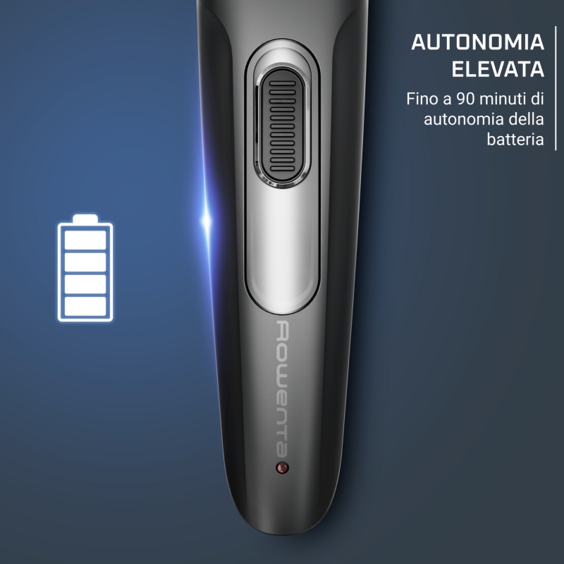 Rowenta TN2804 Haartrimmer -schneider Schwarz, Silber 22 Nickel-Metallhydrid (NiMH)