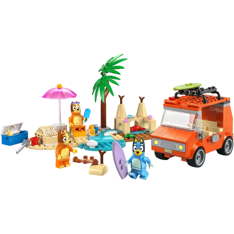 LEGO Excursión Familiar a la Playa de Bluey
