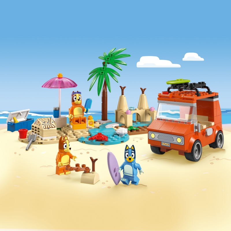 LEGO Excursión Familiar a la Playa de Bluey