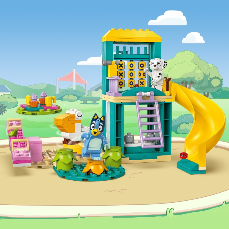 LEGO Diversión en el Parque de Juegos con Bluey y Chloe