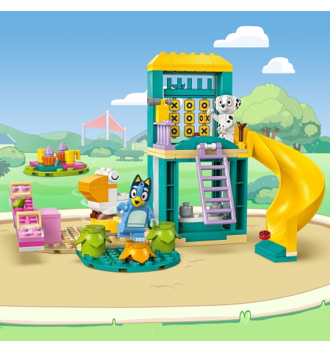 LEGO Diversión en el Parque de Juegos con Bluey y Chloe