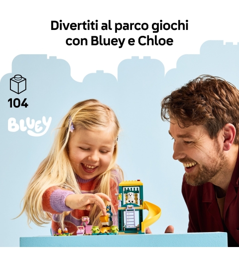 LEGO Diversión en el Parque de Juegos con Bluey y Chloe
