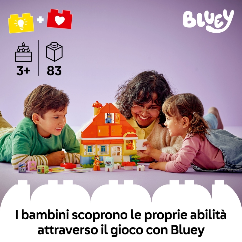 LEGO Bluey's Family House with Memory Game