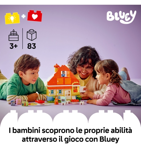 LEGO Bluey's Family House with Memory Game