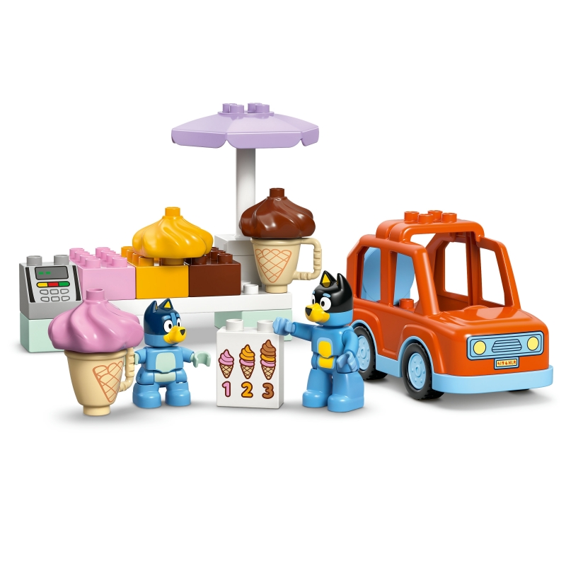 LEGO Visite chez le marchand de glace avec Bluey
