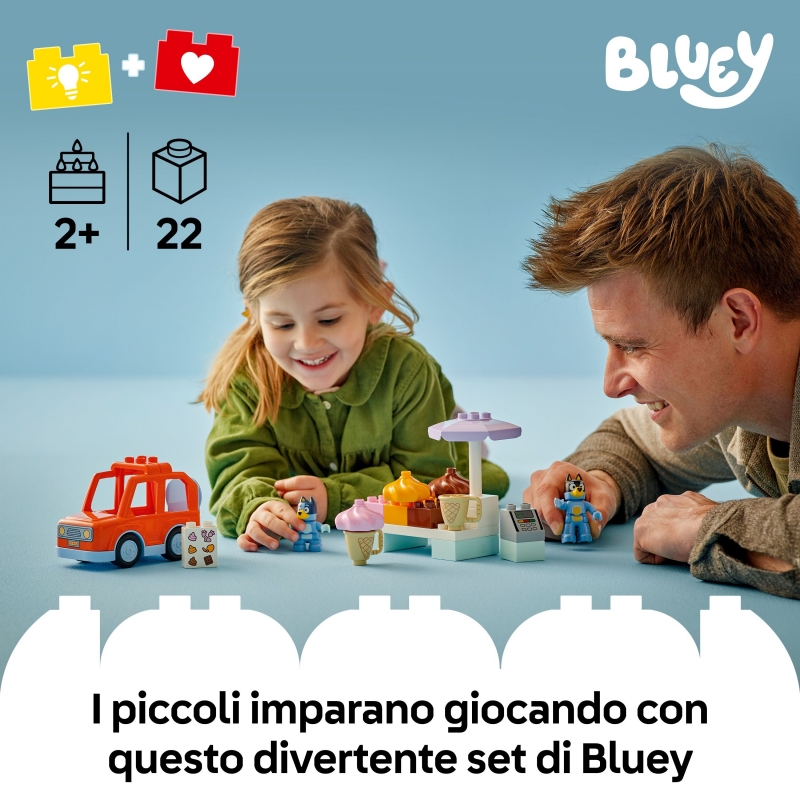 LEGO Excursión a la Heladería con Bluey
