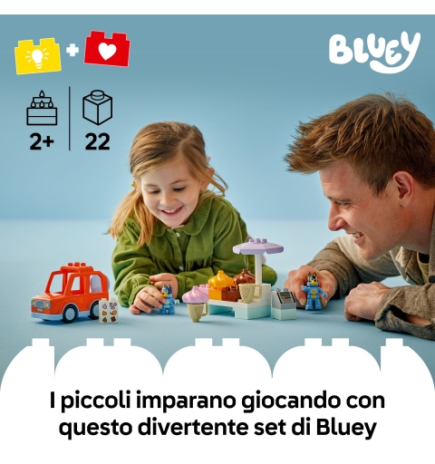 LEGO Excursión a la Heladería con Bluey