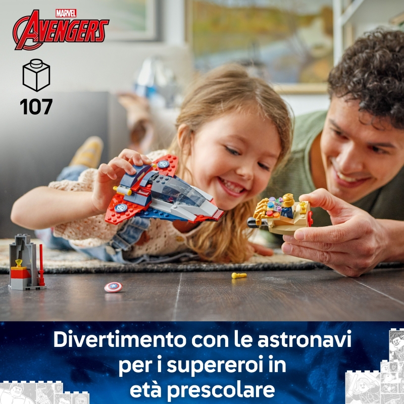LEGO Capitán América vs. Thanos