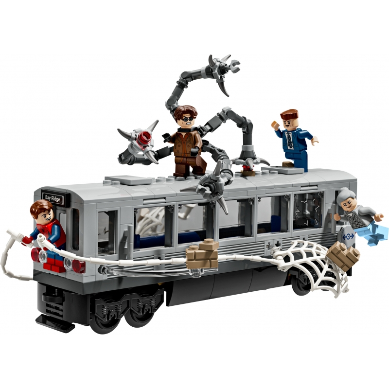 LEGO Spider-Man vs. Doc Ock Escena del Tren Subterráneo