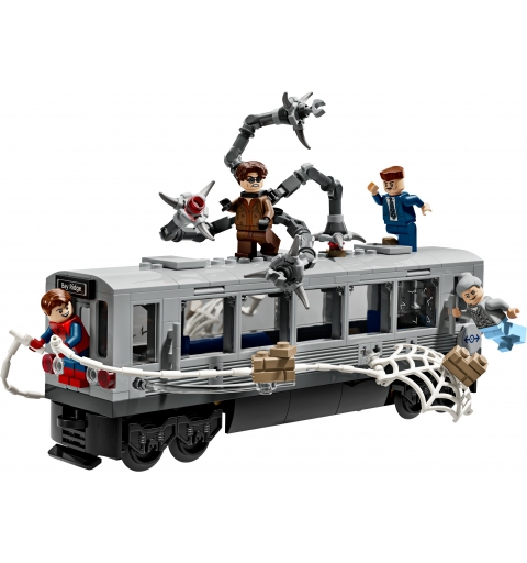 LEGO Spider-Man vs. Doc Ock Subway Train Scene