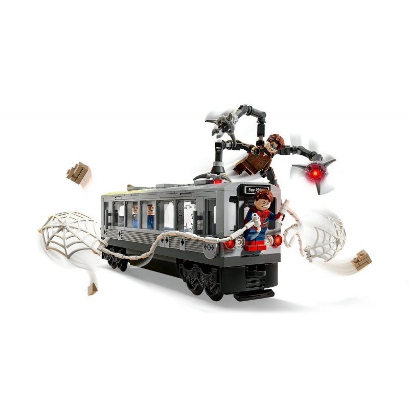 LEGO Spider-Man vs. Doc Ock Subway Train Scene