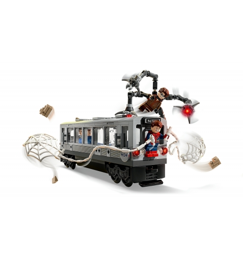 LEGO Spider-Man vs. Doc Ock Subway Train Scene