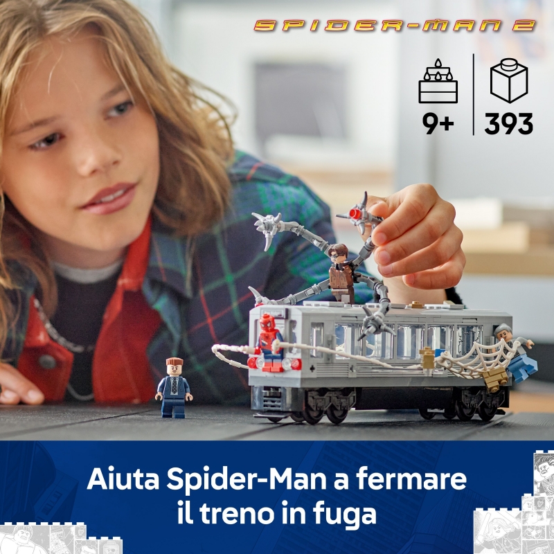 LEGO Spider-Man vs. Doc Ock Subway Train Scene