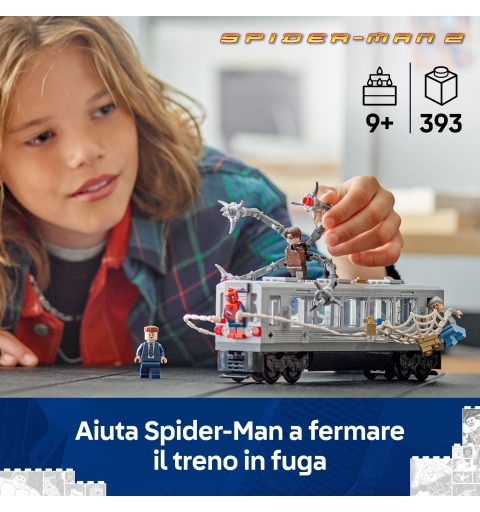 LEGO Spider-Man vs. Doc Ock Subway Train Scene