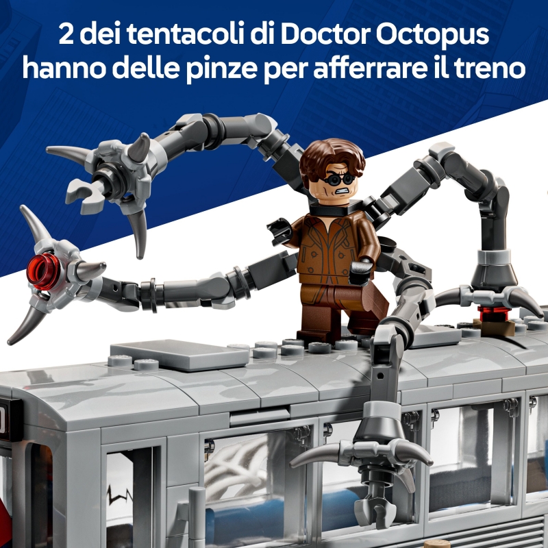 LEGO Spider-Man vs. Doc Ock Subway Train Scene