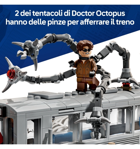 LEGO Spider-Man vs. Doc Ock Subway Train Scene