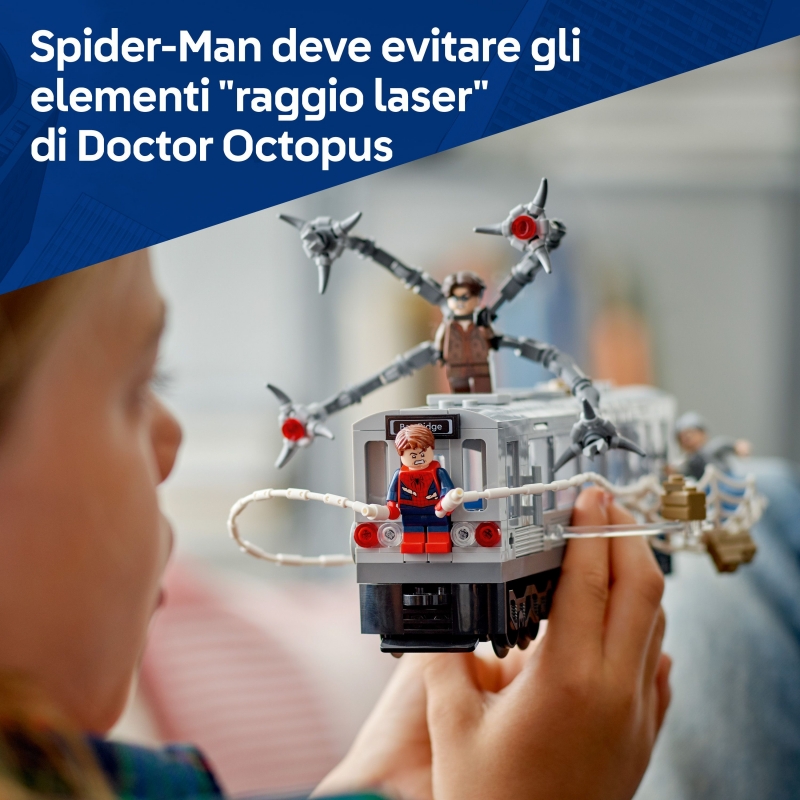 LEGO Spider-Man vs. Doc Ock Subway Train Scene