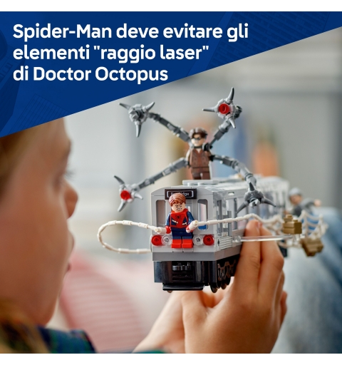 LEGO Spider-Man vs. Doc Ock Subway Train Scene