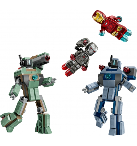 LEGO Iron Man y Máquina de Guerra vs. Drones de Hammer