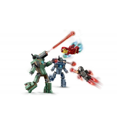 LEGO Iron Man y Máquina de Guerra vs. Drones de Hammer