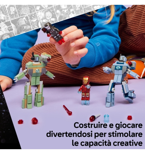 LEGO Iron Man e War Machine contro i droni di Hammer