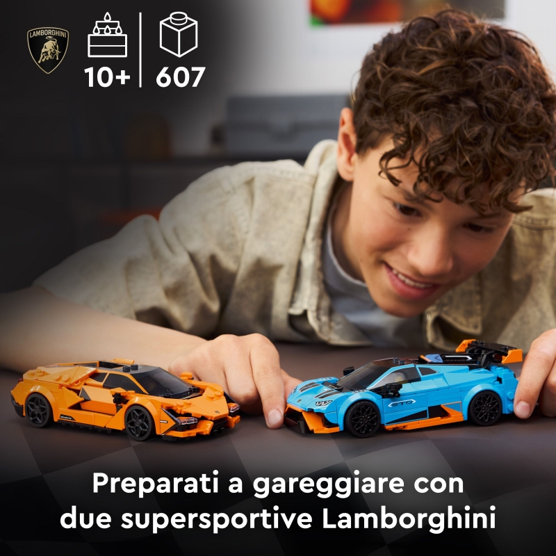 LEGO Lamborghini Revuelto & Huracán STO