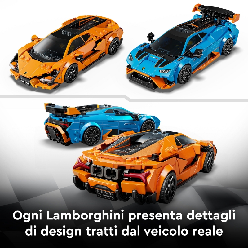 LEGO Lamborghini Revuelto & Huracán STO