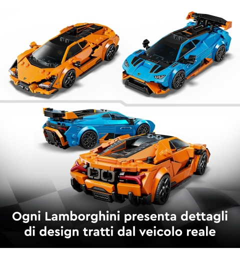 LEGO Lamborghini Revuelto et Huracán STO