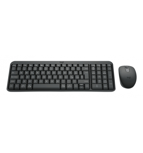 Logitech MK250 Compact Bluetooth Wireless Combo tastiera Mouse incluso Universale Italiano Grafite