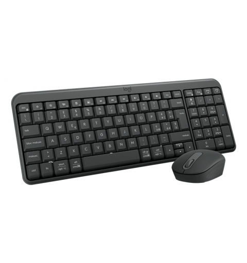 Logitech MK250 Compact Bluetooth Wireless Combo tastiera Mouse incluso Universale Italiano Grafite
