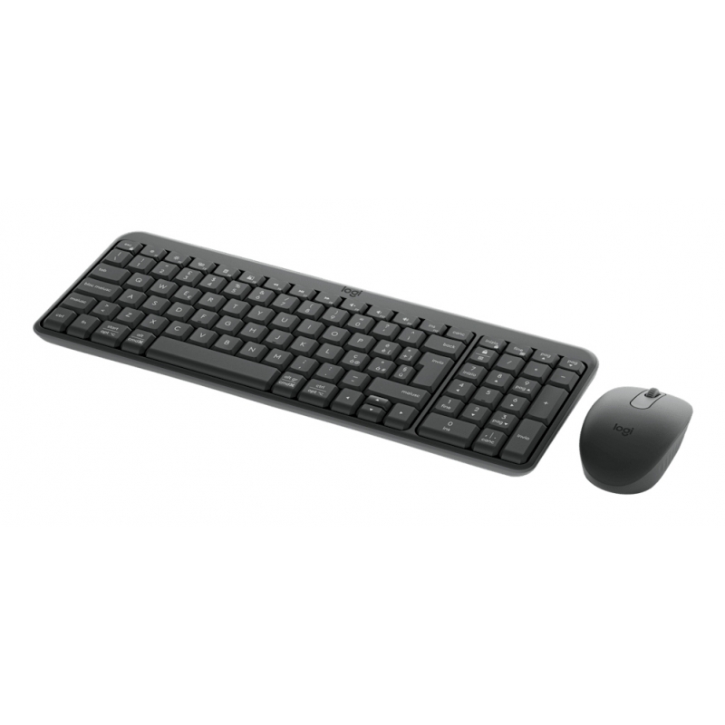 Logitech MK250 Compact Bluetooth Wireless Combo tastiera Mouse incluso Universale Italiano Grafite