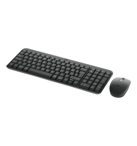Logitech MK250 Compact Bluetooth Wireless Combo tastiera Mouse incluso Universale Italiano Grafite