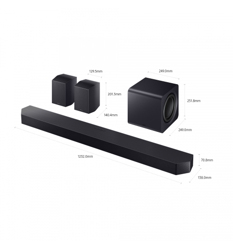 Samsung HW-Q990F ZF soundbar speaker Black 11.1.4 channels 756 W