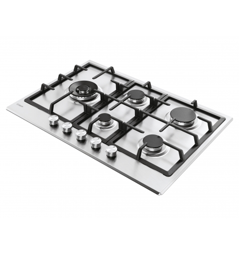 Candy CHG7WL4WTX Stainless steel Built-in 74.5 cm Gas 5 zone(s)