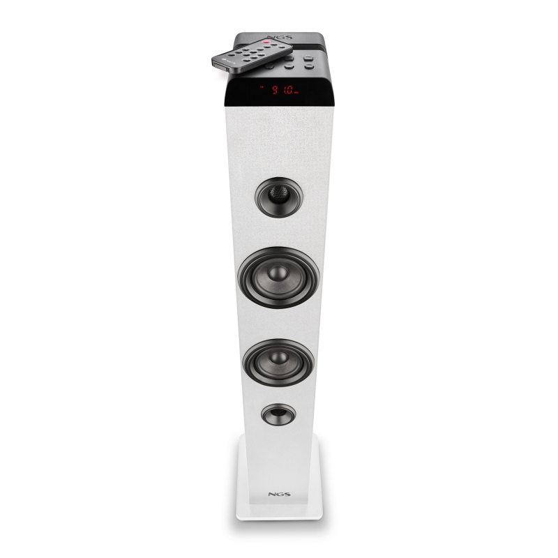 NGS Sky Charm Pro Bianco Con cavo e senza cavo 25 W